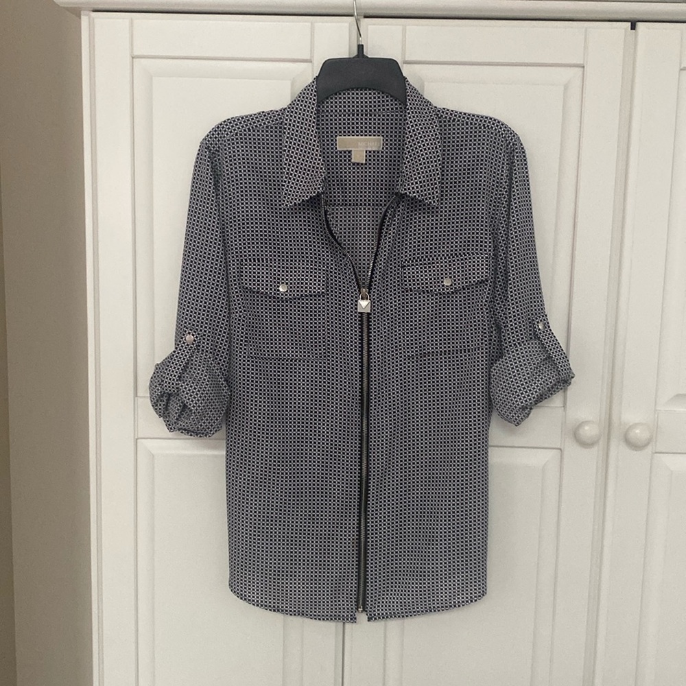 Michael Michael Kors Zip Up Top XL